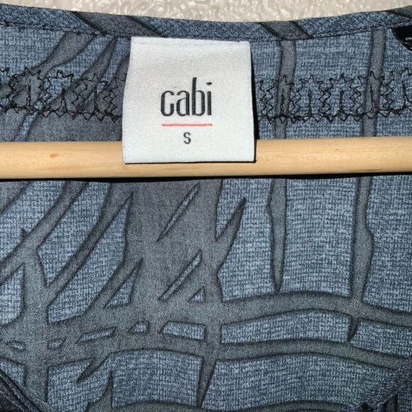 CAbi Blue Beaded Tank Top Blouse Size S - Picture 4 of 6